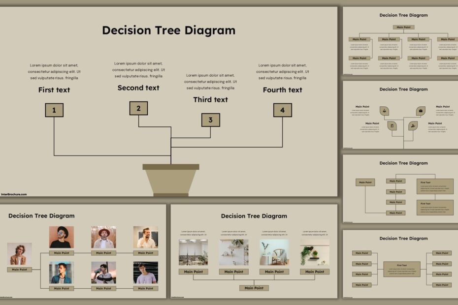 decision tree in powerpoint template