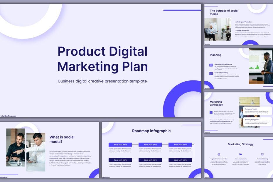 Digital marketing plan powerpoint template