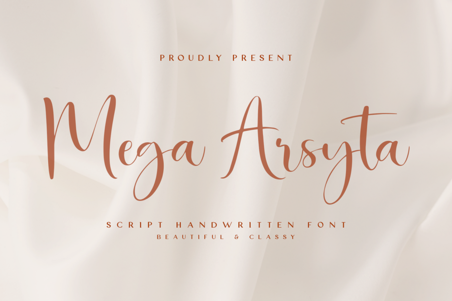 Mega Arsyta Script Handwritten Font